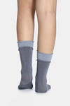 Zivame Calf Length Socks - Dark Grey — thumbnail 3